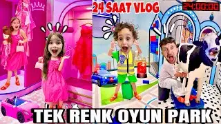 KUZEY ELİF İLE 24 SAAT DUBAİ OYUN PARKA GİTTİK ‼️ 24 SAAT  VLOG !! KUZEY ELİF !!