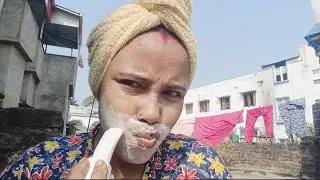 Shaving Cream With Tooth Brushing Video 🪥Most Requested Video 😀