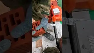 Работа с кирпичом. Working with bricks