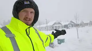 Another Blizzard 8-12 Inches Of Snow | Toro Multiforce Snow Removal