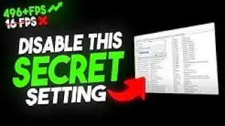 🔧 DISABLE This SECRET Setting to Boost FPS & Reduce Input Delay - New Methods (2023)✅(FREE)