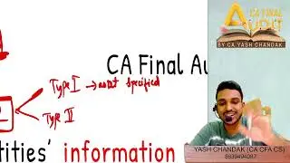 SAE 3402 - Assurance Reports on Controls at a Service Organisation - CA Final Audit