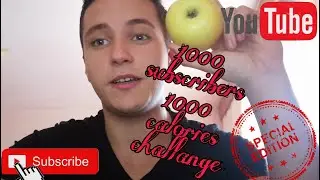 1K Subscribers Special Video | Full Day Of Eating: 1k Subs- 1000 Calorie Challenge!