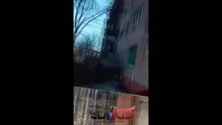 Последствия обстрела Гольмы со стороны ВСУ 31.03.2016 утро.