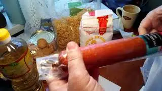 Продуктовый набор соцпомощи в период карантина.
