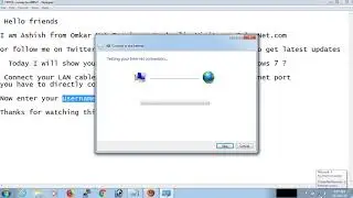 How to Create PPPoe Connection on Windows 7 Computer ?