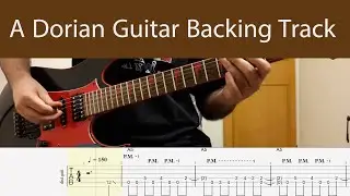 A Dorian Blues Guitar Backing Track