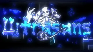[❤️187] UltraSans 100% [EXTREME DEMON #17] By PlebKIngdom | Geometry Dash 2.2