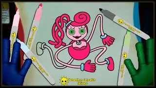 Como DESENHAR a MOMMY LONG LEGS EM DESENHO passo a passo, fácil e rápido POPPY PLAYTIME CHAPTER 2