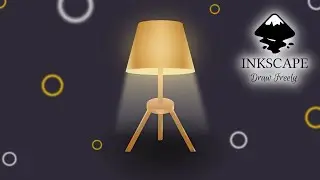Lamp Illustration in Inkscape | Vector Artwork | Tutorial | Speed Art