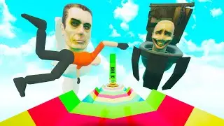 Funny Skibidi Toilet Park - [Parkour Ragdoll 3D]