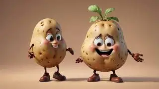 مغامرات البطاطا المبتسمة | أنشودة مرحة للأطفال 🎶🥔