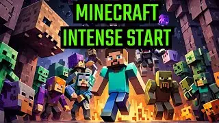 The Most Intense Start to Minecraft Hardcore