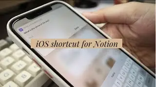 How to create an iOS Shortcut for Notion Updates + Free Template and a Giveaway?!? | Tea Time Plans