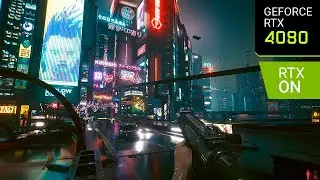 This is RTX 4080 on Cyberpunk 2077 with MAX Graphics on 4K Native