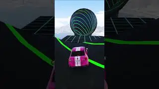 GTA V SPIDERMAN MONSTER CARS MEGA EPIC PARKOUR RAMP CHALLENGE / SUPERHERO  #shorts
