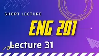 ENG201 lecture 31__MCQS & SHORT QUESTION_EASY LECTURE