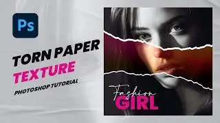 Torn paper effect photoshop tutorial