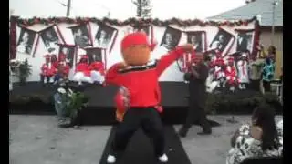 M.C.  Ant dancing live