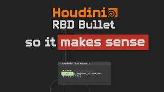 a [Beginner Friendly] Houdini RBD Bullet Introduction