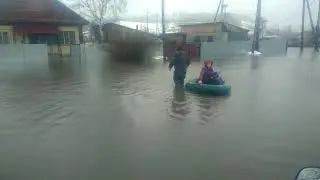 село Алтайское  потоп 2018 -3