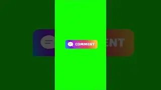 Comment Button Green Screen 