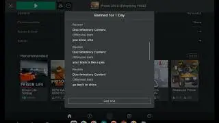 i got banned for 1 day because I was roasting someone in Redwood prison