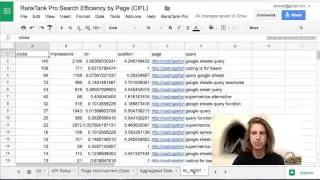 Measuring Search Efficiency by Page in Sheets (w Google Analytics + Search Console)