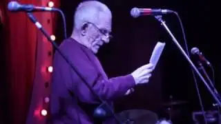 Chris Giff on stage at The Bethnal Green Working Men's Club