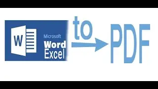 How to convert word,excel to pdf without any software or online || Mrh Tutorial ||
