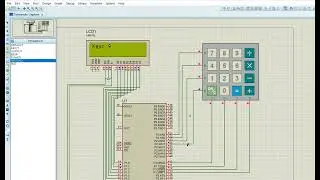 Interfacing  4x4 Matrix Keypad with 8051 Microcontroller in Proteus#proteus #hindi #8051