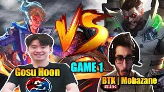 BTK | Mobazane VS Gosu Hoon | Battle of YouTubers | Natan VS Roger | MLBB