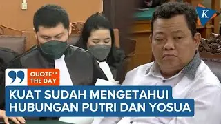 Jaksa Sebut Kuat Tahu Perselingkuhan Putri dan Yosua