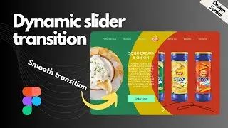 Slider transition animation in figma