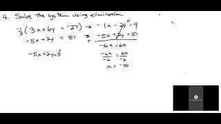 Unit 6 Test Problem 4 Solution