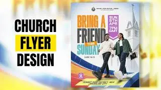 Church Flyer Design | complete Tutorial