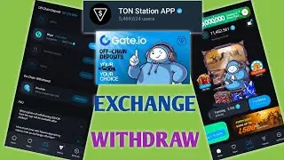 Ton Station Withdraw Exchange Bitgate, Gate.io ,MEXC! Only 2 Day Left !! How To Withdraw Ton Station