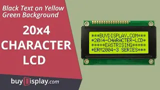 Small Size LCD Screen 20x4 Arduino Connection HD44780 I2C Character