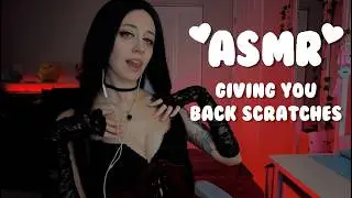ASMR 💖 goth gf gives you back scratches until you fall asleep