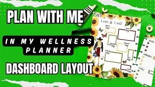 Plan With me  [Wellness Planner Dashboard Layout]