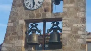 Toques del reloj. Iglesia de Santa Marina (LLANILLO DE VALDELUCIO)