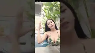 Bigo live tante montok hot pamer tt gede di kolam renang