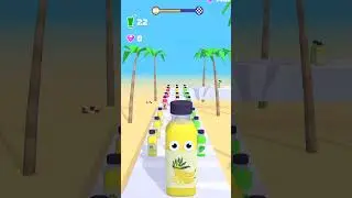 Juice Run 3D all level game play #juicerun #youtubeshorts #viral #shortfeed