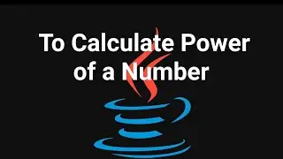 Prgm#71 To calculate power of a number