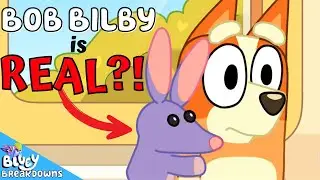 Bluey BOB BILBY: Easter Eggs, Breakdown & Review (bob is a real life puppet? season 1 episode 12)