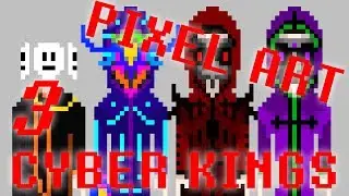 CYBER KINGS|ВСЕ ПЕРСОНАЖИ|PIXEL ART|BU IGNIS