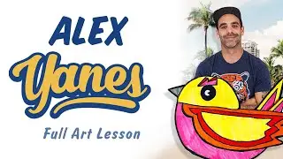 Alex Yanes-Inspired Full Art Lesson