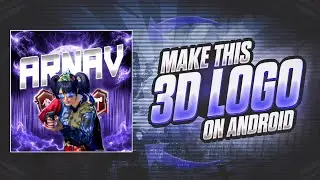 HOW TO MAKE PUBG/BGMI 3D LOGO ON ANDROID | 3D LOGO TUTORIAL IN  PSCC | 