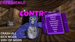 This FREE Mod Menu Has LAG MODS!? | Control | Gorilla Tag Cheats