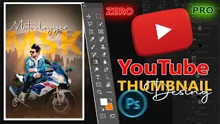Create AMAZING Youtube Thumbnails in Photoshop EASILY @MSKvlogs